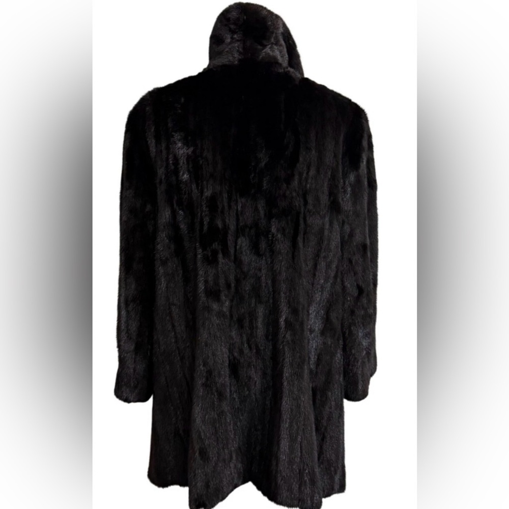 Luxurious Black Mink Fur Coat jacket Furs by Aritz - Picture 3 of 17